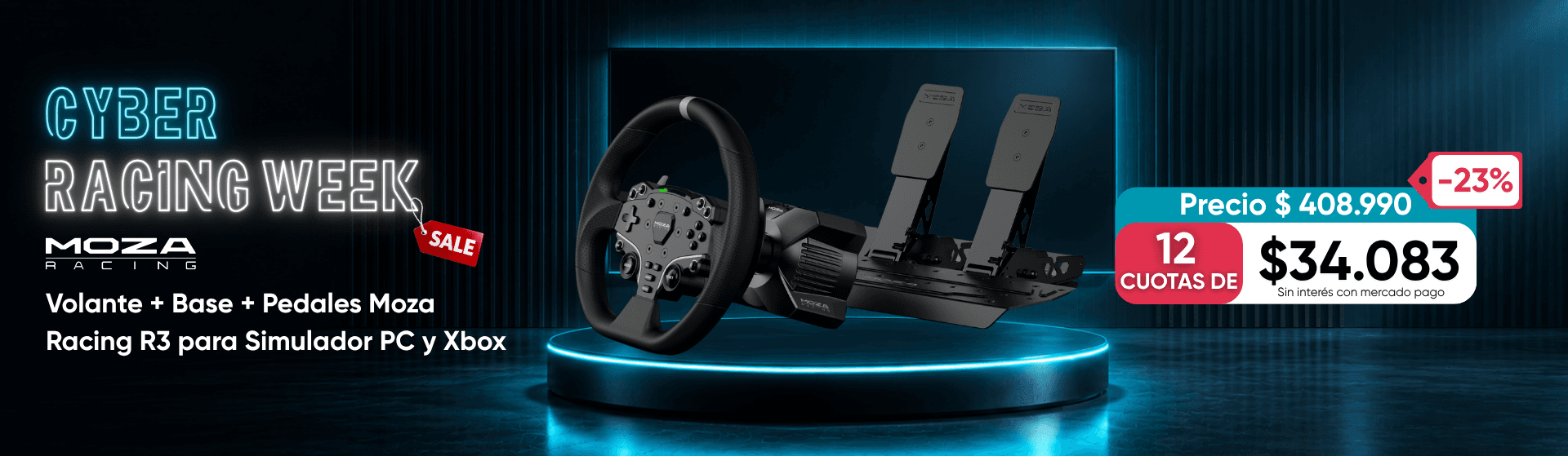 Volante Moza Racing R3 Bundle