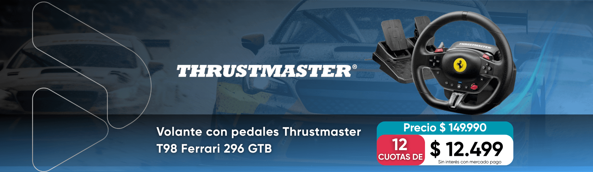 Volante con pedales Thrustmaster T98