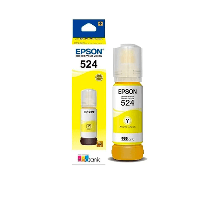 Botella de Tinta Epson T524 Amarillo 70ml